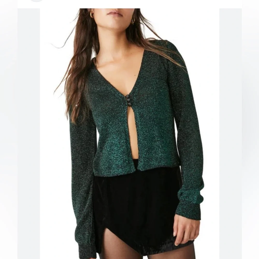 Free People Emmaline Cardi Alpine Combo
